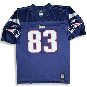Reebok Wes Welker New England Patriots Football Jersey